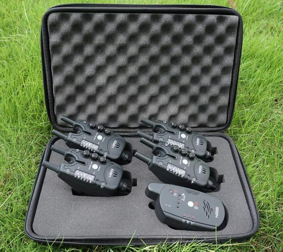 Набор электронных сигнализаторов клева Hirisi S8 4+1 карповые (2683760091)