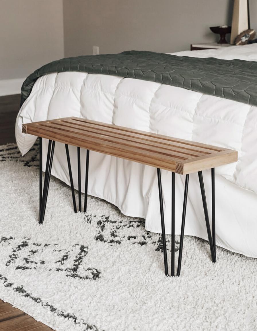 Ножка-шпилька для журнального стола из металла H 350 мм Черный (1132) - фото 8