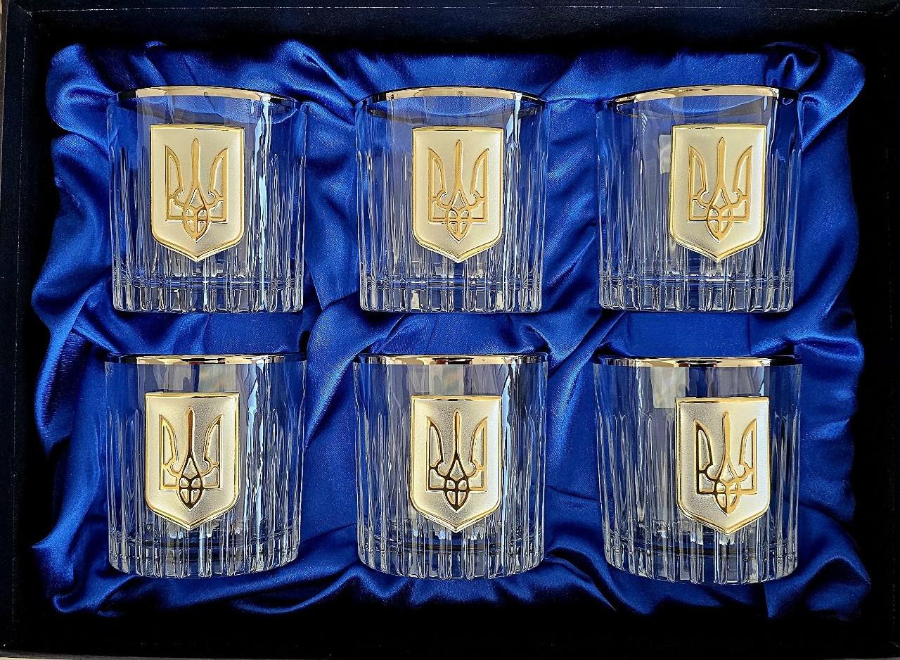 Набор бокалов для виски Boss Crystal HUNTER 6 бокалов 360 мл (196-0018)