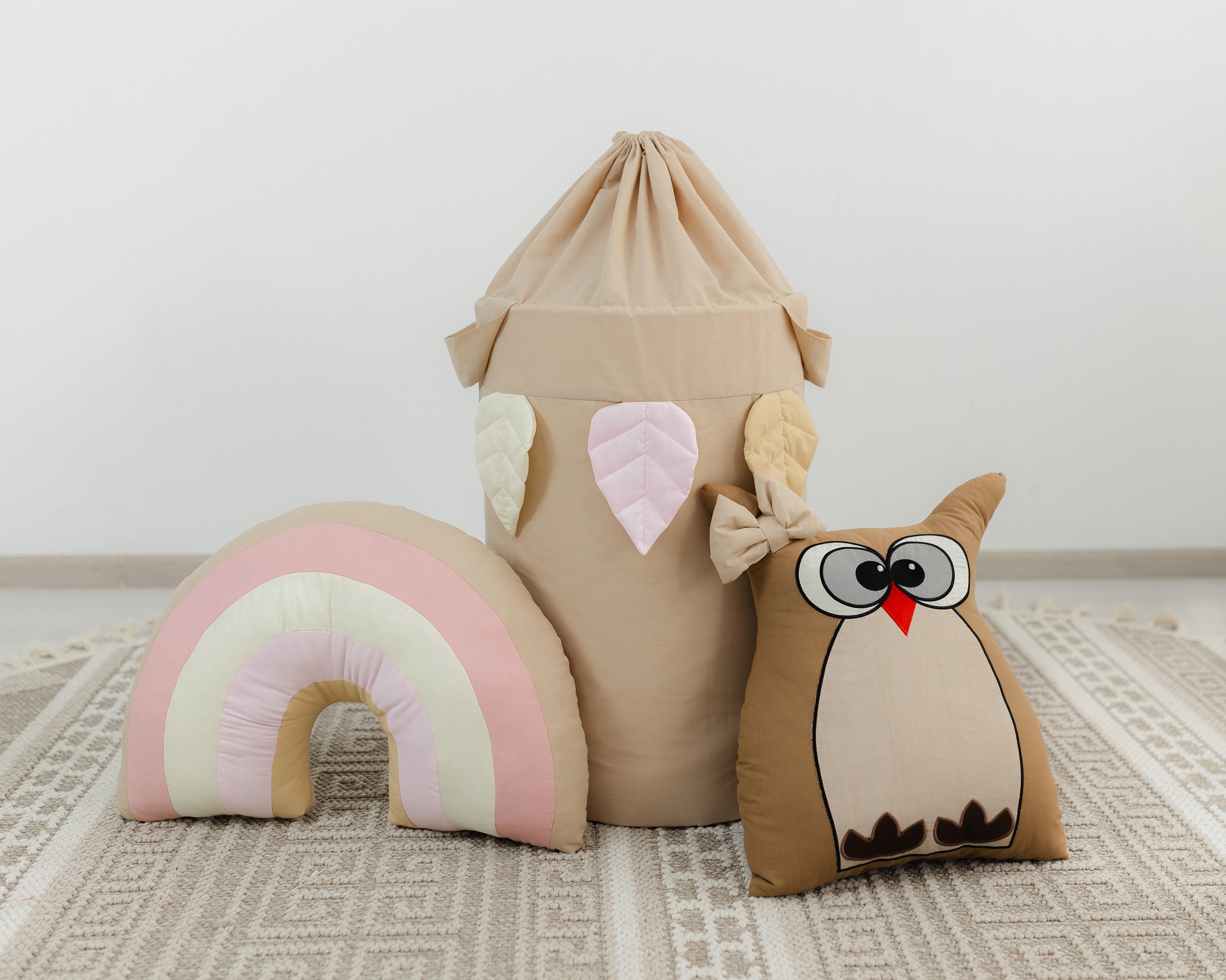 Вігвам для дітей Пані Сова з кошиком для іграшок (0002094) - фото 8 Вігвам для дітей Пані Сова з кошиком для іграшок (0002094) - фото 8