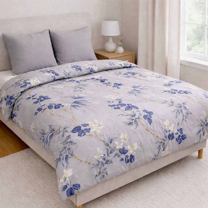 Пододеяльник из бязи Цветущая нежность евро 200х220 см (G-0902R/x200p)