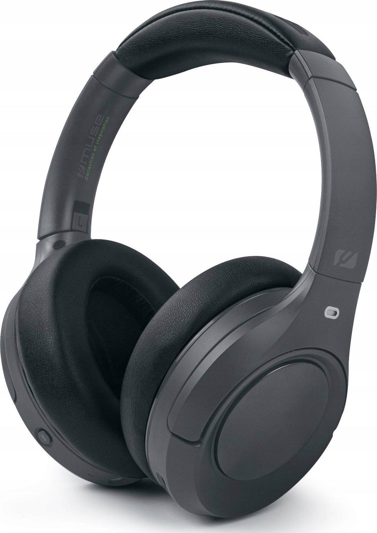Навушники з мікрофоном Muse M-295 ANC Black (547921)