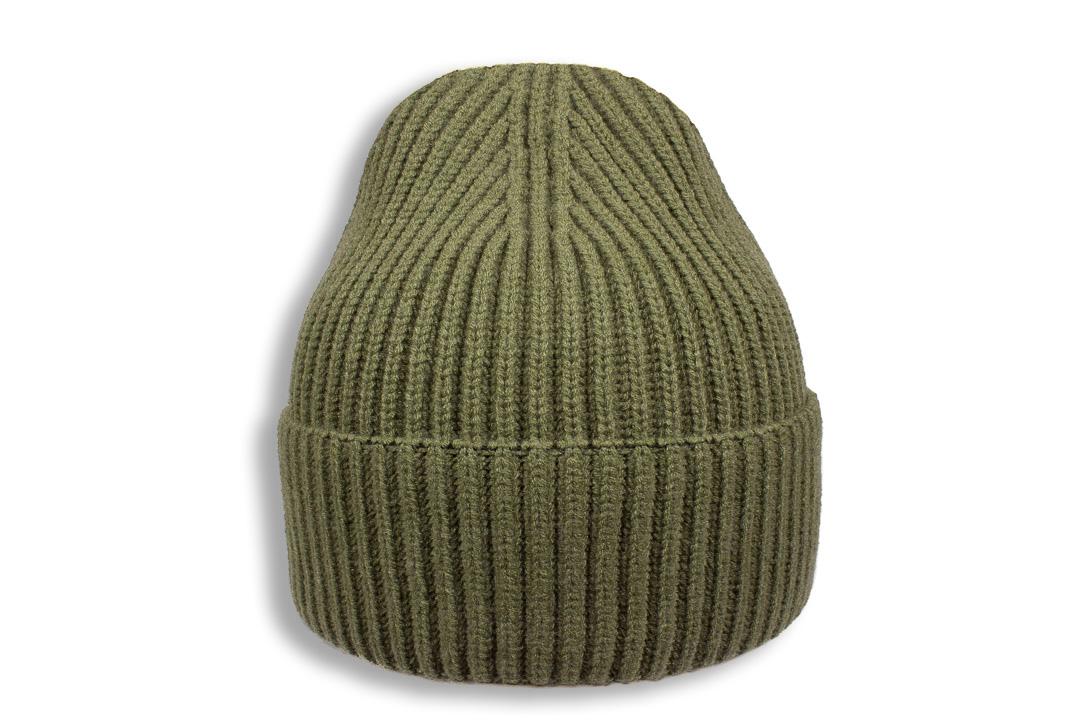 Шапка молодежная Apex Айрис с отворотом кашемировая без подкладки one size Фисташковый (282124) - фото 1