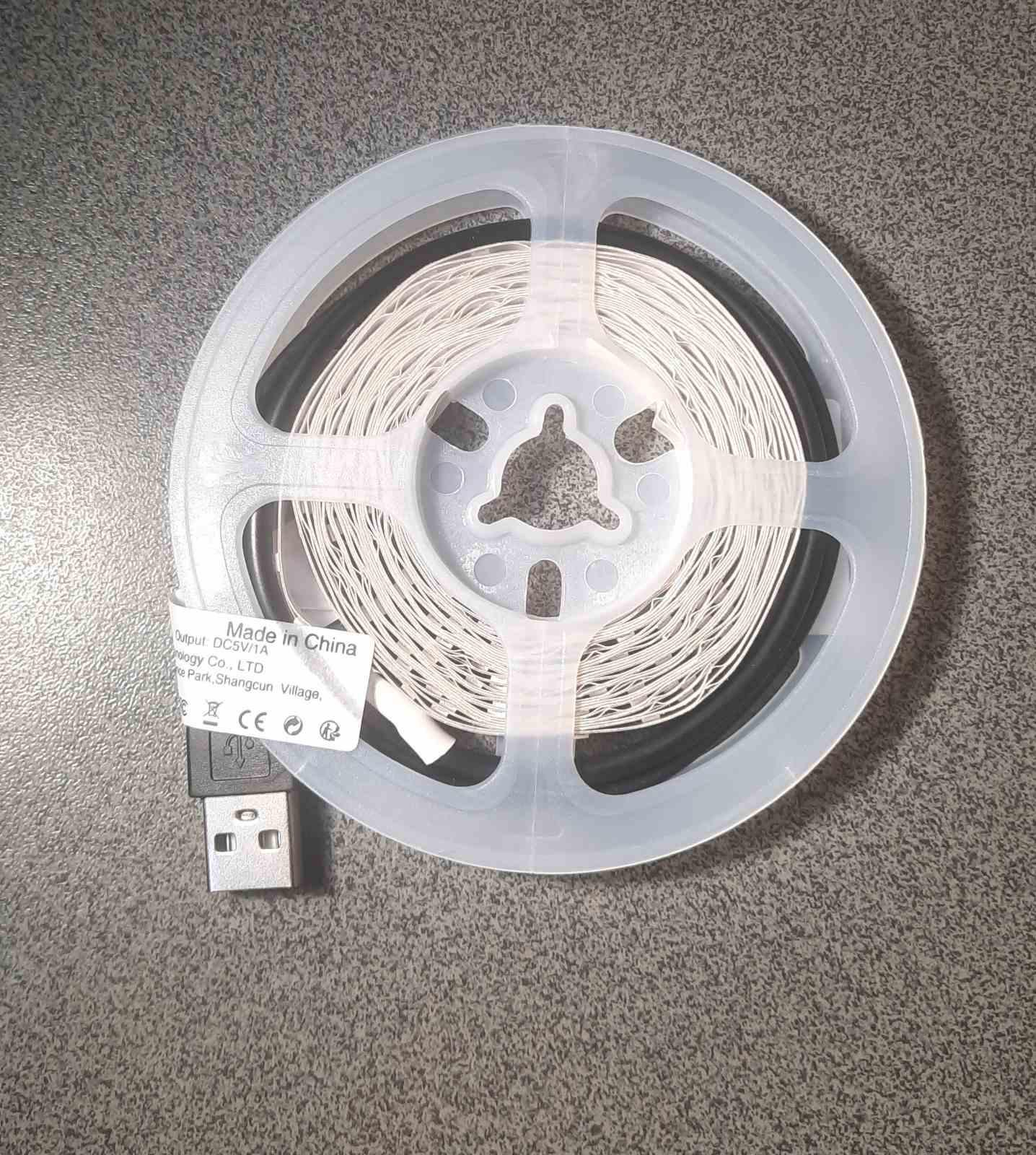 Лента светодиодная USB 15 м Белый (BJ-5VRGBBBB-15)