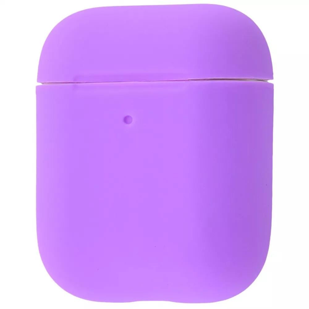 Чехол для наушников Silicone Case Slim for AirPods 2 Purple (589856)