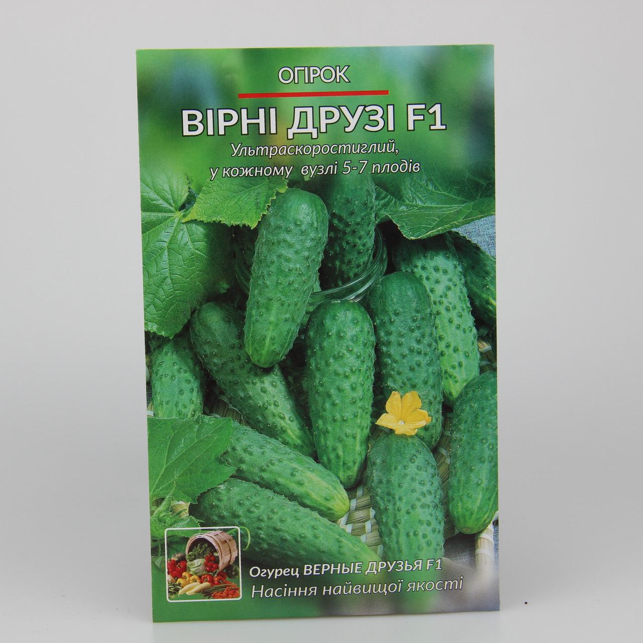 Семена огурца Верные друзья F1 3 г (23095) Семена огурца Верные друзья F1 3 г (23095)