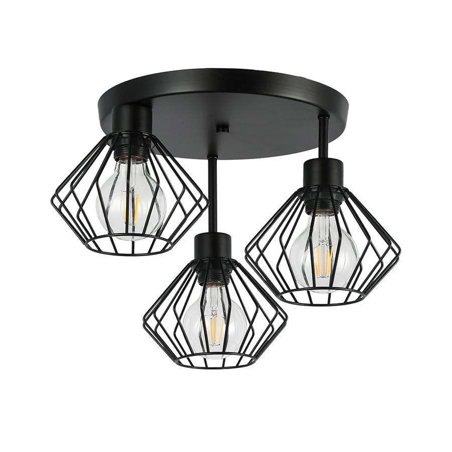 Люстра на 3 плафона 752102-3108 BK - фото 1