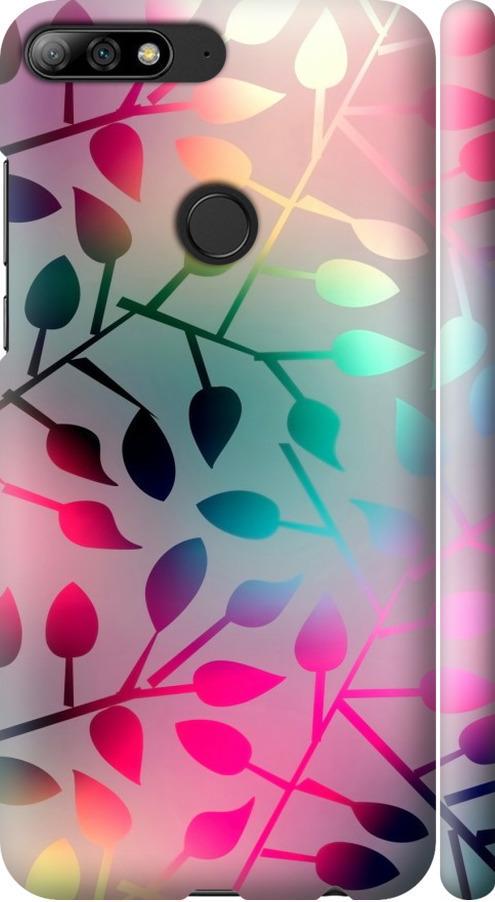 Чехол на Huawei Honor 7C Pro Листья (2235m-2070-42517)