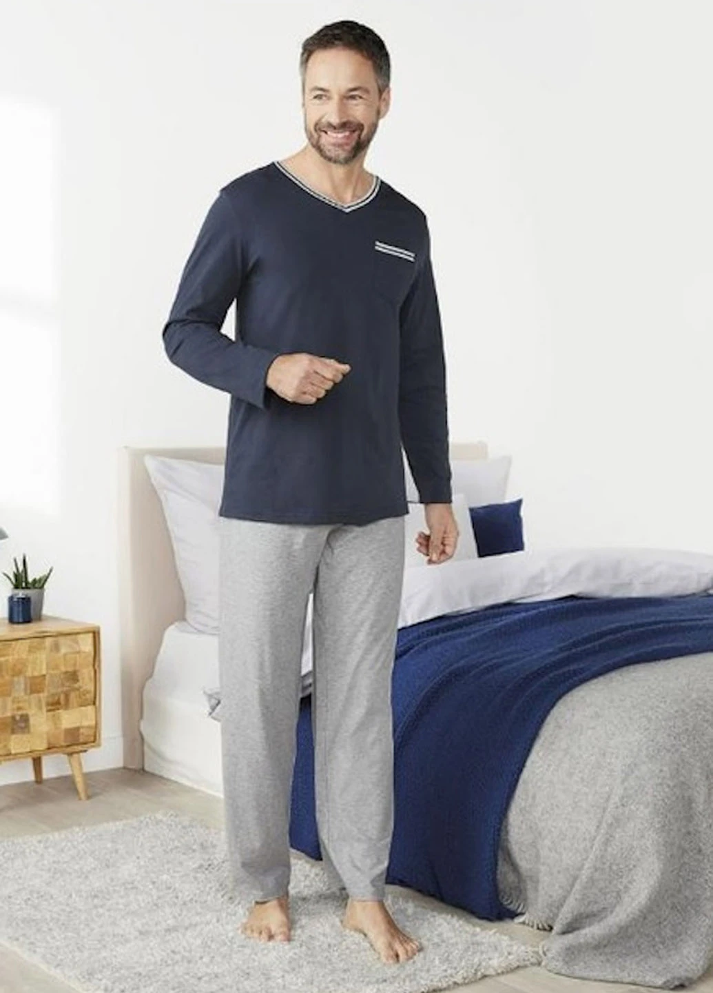 Пижама мужская Livergy S Синий (PI0029M075)