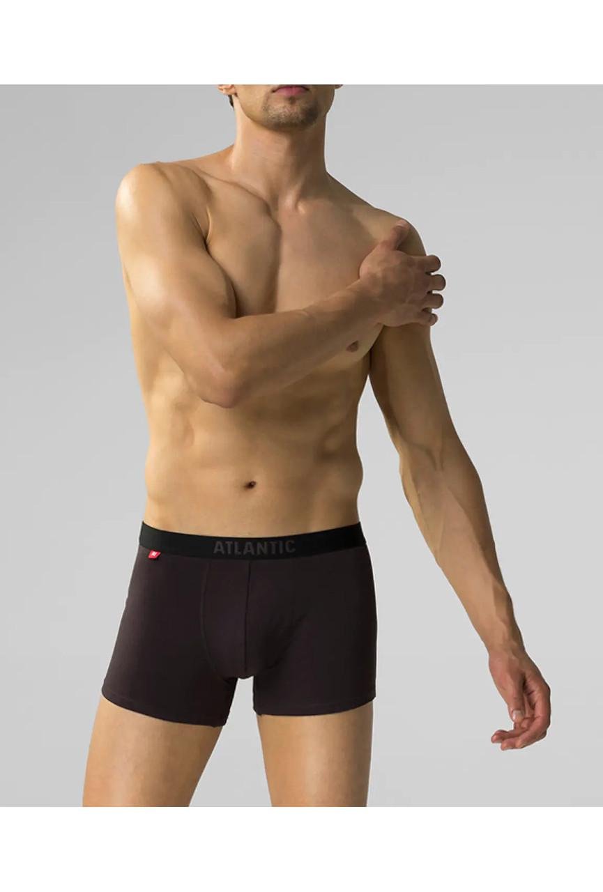 Комплект трусів-боксерів чоловічих Atlantic 5SMH-004 бавовняних з нашивною гумкою 5 шт. XL (2403427084) - фото 2 Комплект трусів-боксерів чоловічих Atlantic 5SMH-004 бавовняних з нашивною гумкою 5 шт. XL (2403427084) - фото 2
