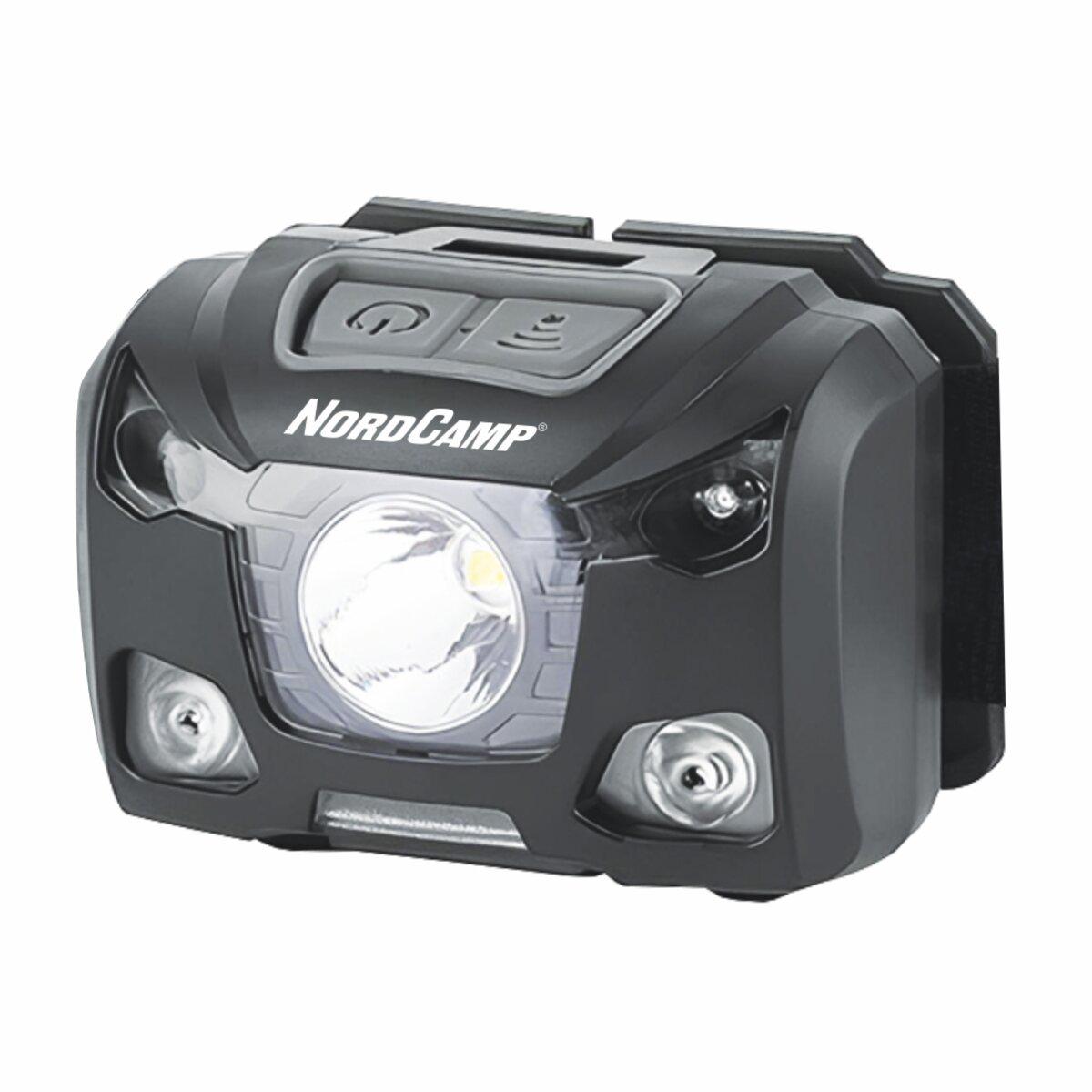 Фонарь налобный Nord Camp 250 Lm 5W XPG/1200 mAh/3xAAA/с сенсором Бело-красный Фонарь налобный Nord Camp 250 Lm 5W XPG/1200 mAh/3xAAA/с сенсором Бело-красный