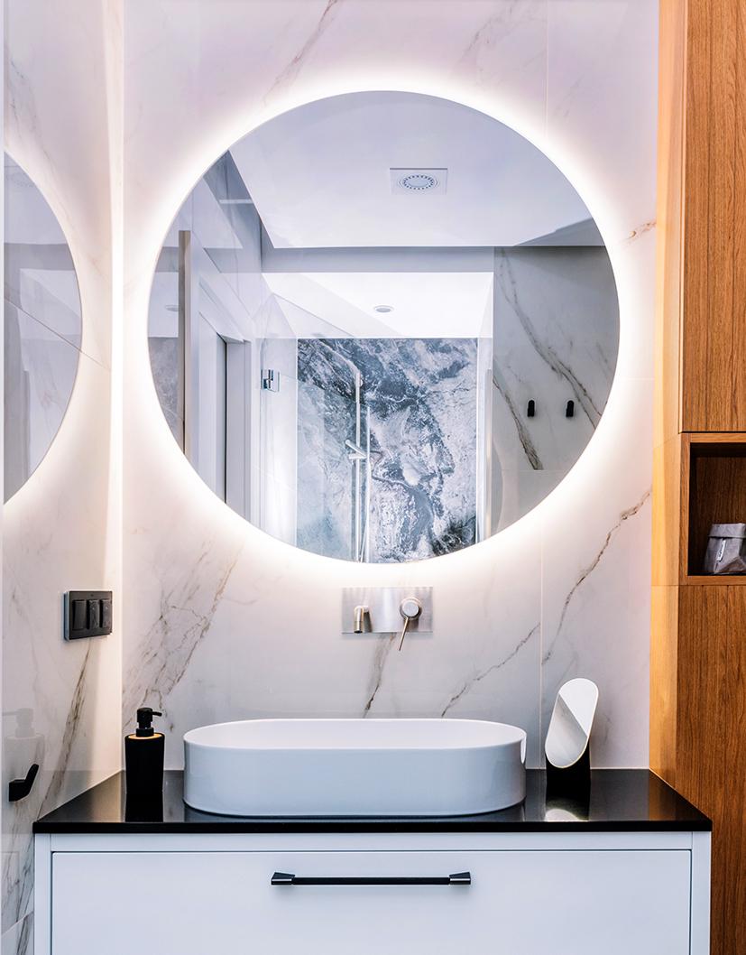 Зеркало Dim Dzerkal TERMIO с LED-подсветкой 70х70 см (13073)