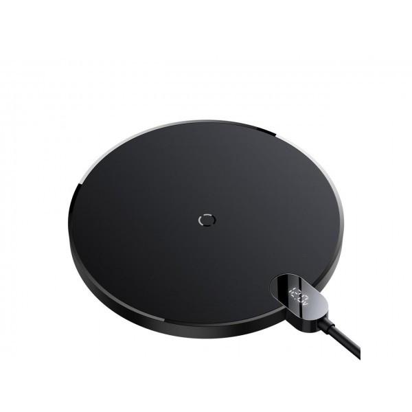 Зарядний пристрій бездротовий Baseus CCED000001 15 Вт Чорний (1781180006)