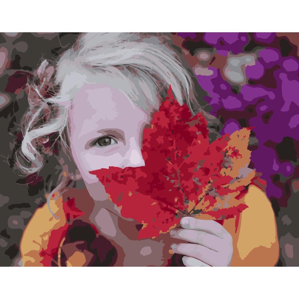 Картина по номерам Strateg Премиум Осенняя прогулка 40х50 см (GS278)