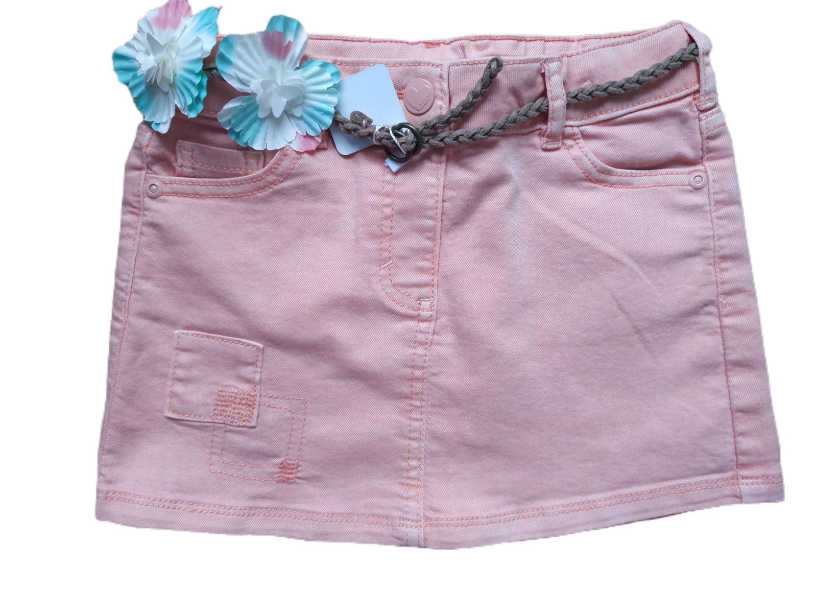 Юбка джинсовая C&A для девочки 116 размер Розовый (128744)