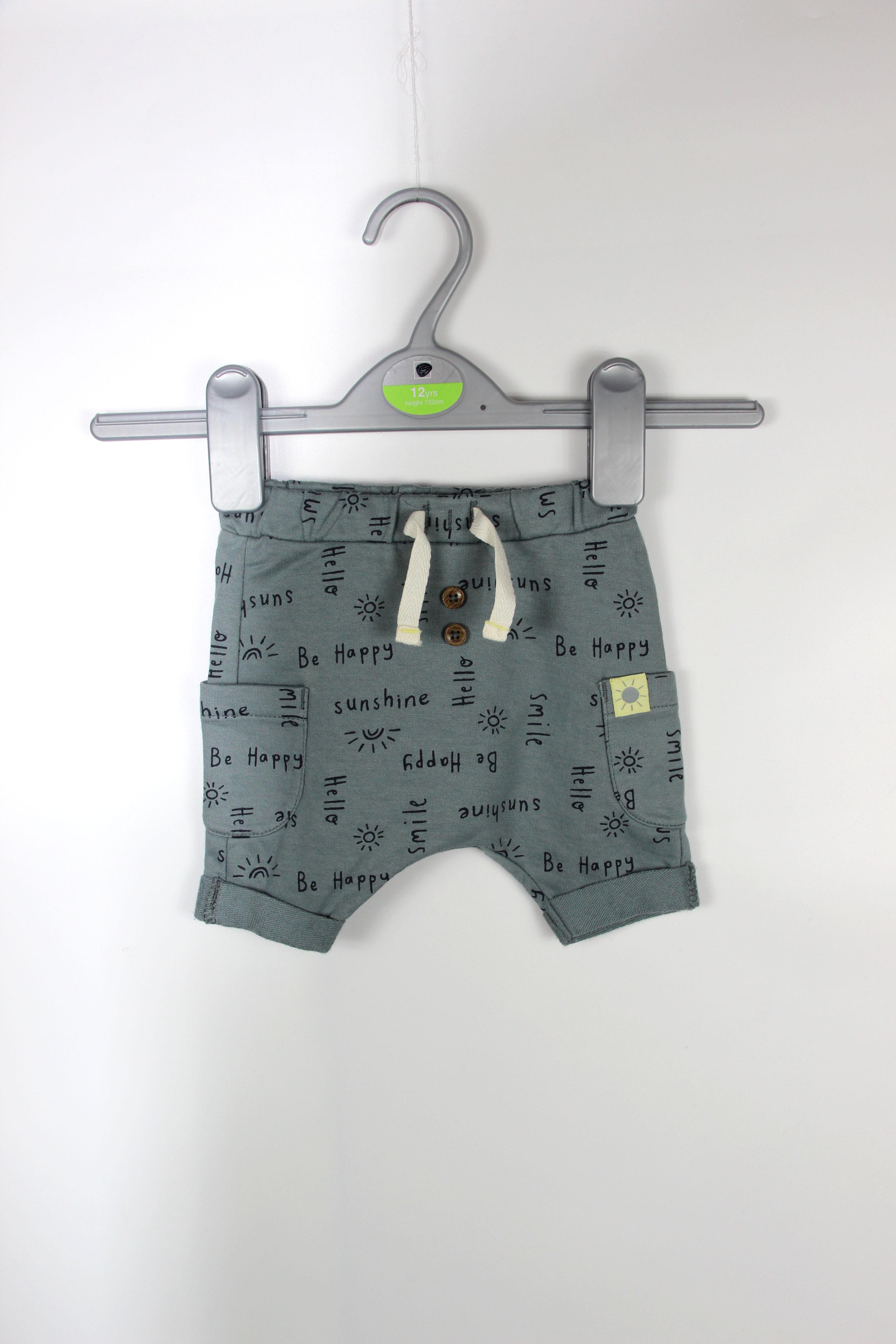 Штани дитячі PRIMARK 2010415 принт 50 см Сірий (4029572690197)