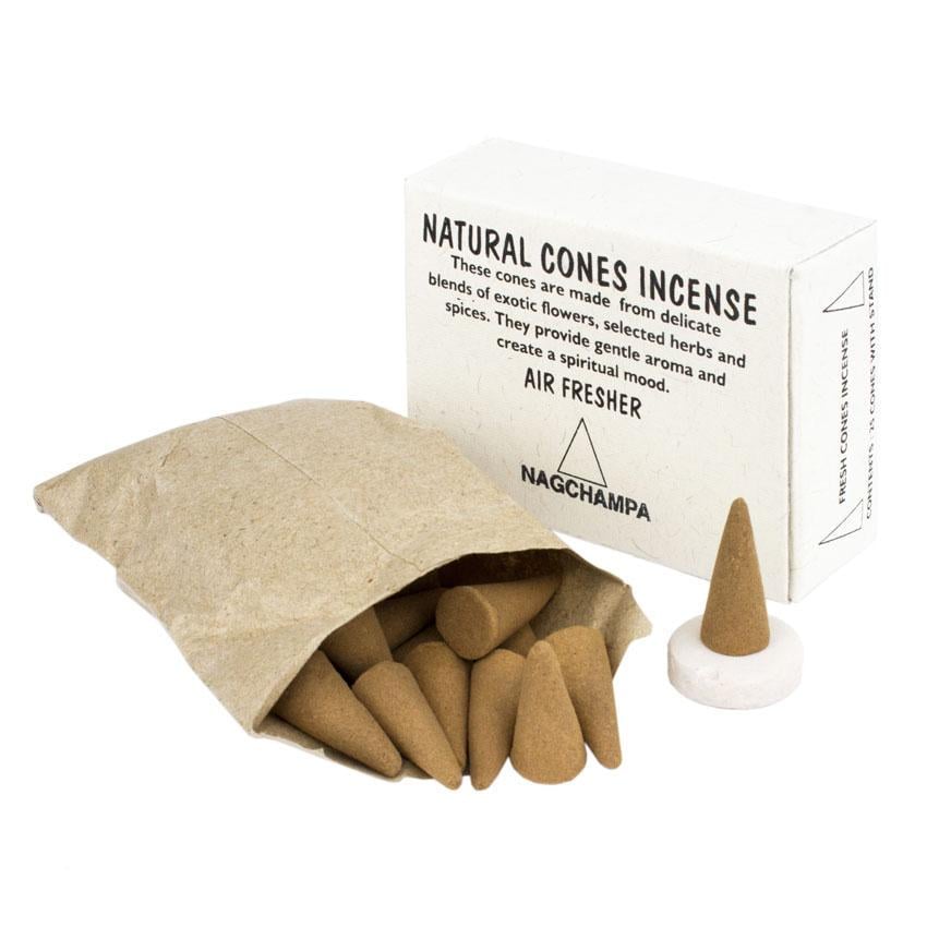 Аромат непальский конусный BA Nagchampa 25 конусов с подставкой 7x9,3x3,3 см (26735)