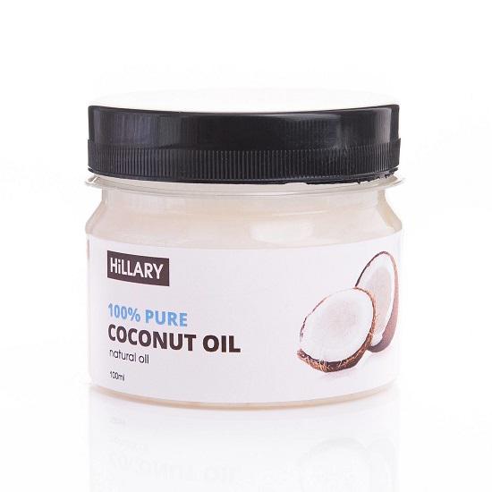 Рафінована кокосова олія Hillary 100% Pure Coconut Oil 100 мл - фото 1