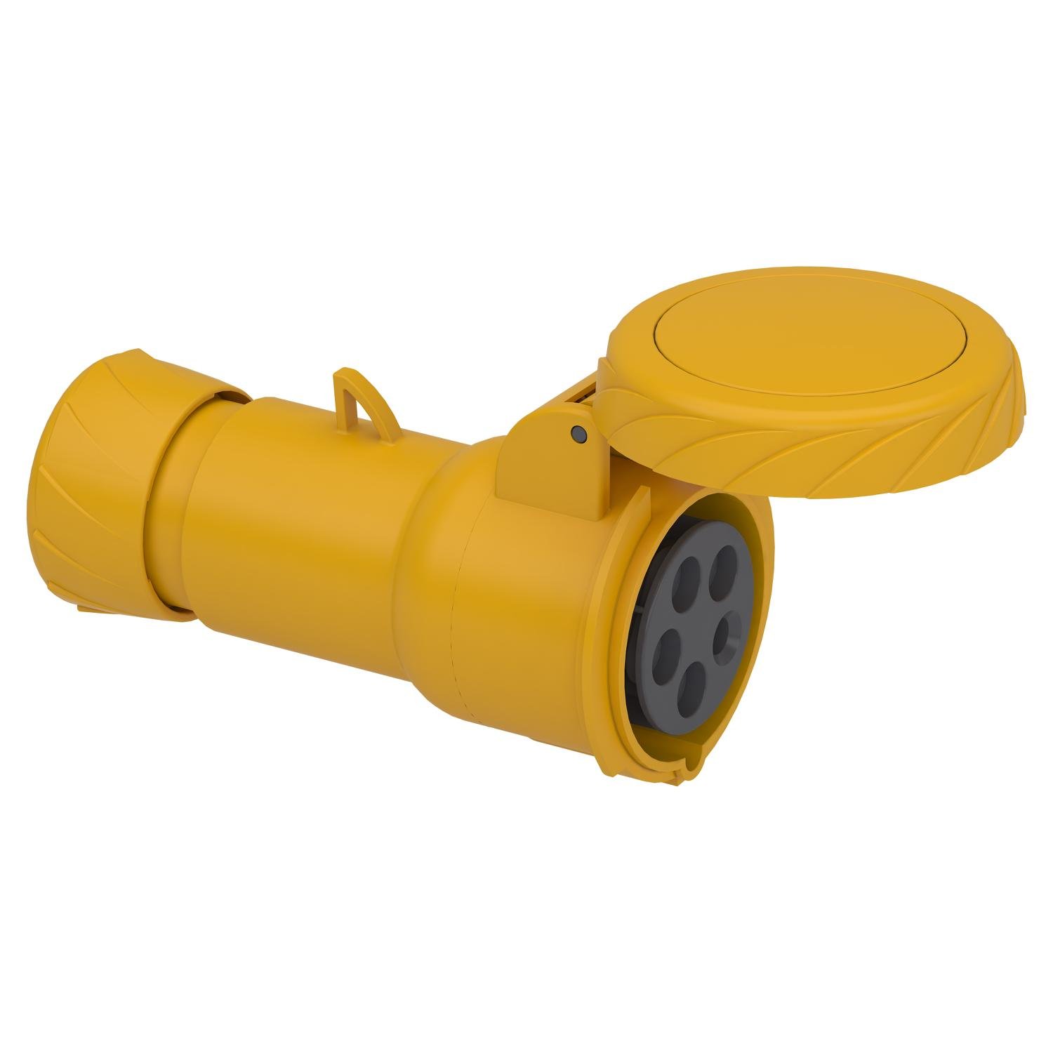 Силовая розетка Schneider Electric PratiKa 3P+N+E 16А 130 В переносная IP67 Желтый (PKY16M715) Силовая розетка Schneider Electric PratiKa 3P+N+E 16А 130 В переносная IP67 Желтый (PKY16M715)