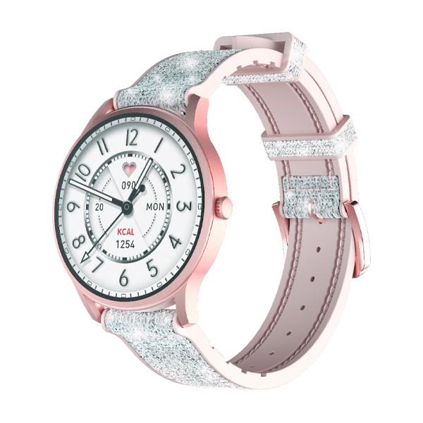 Годинник смарт Kieslect Lora Lady Calling Silver/Pink