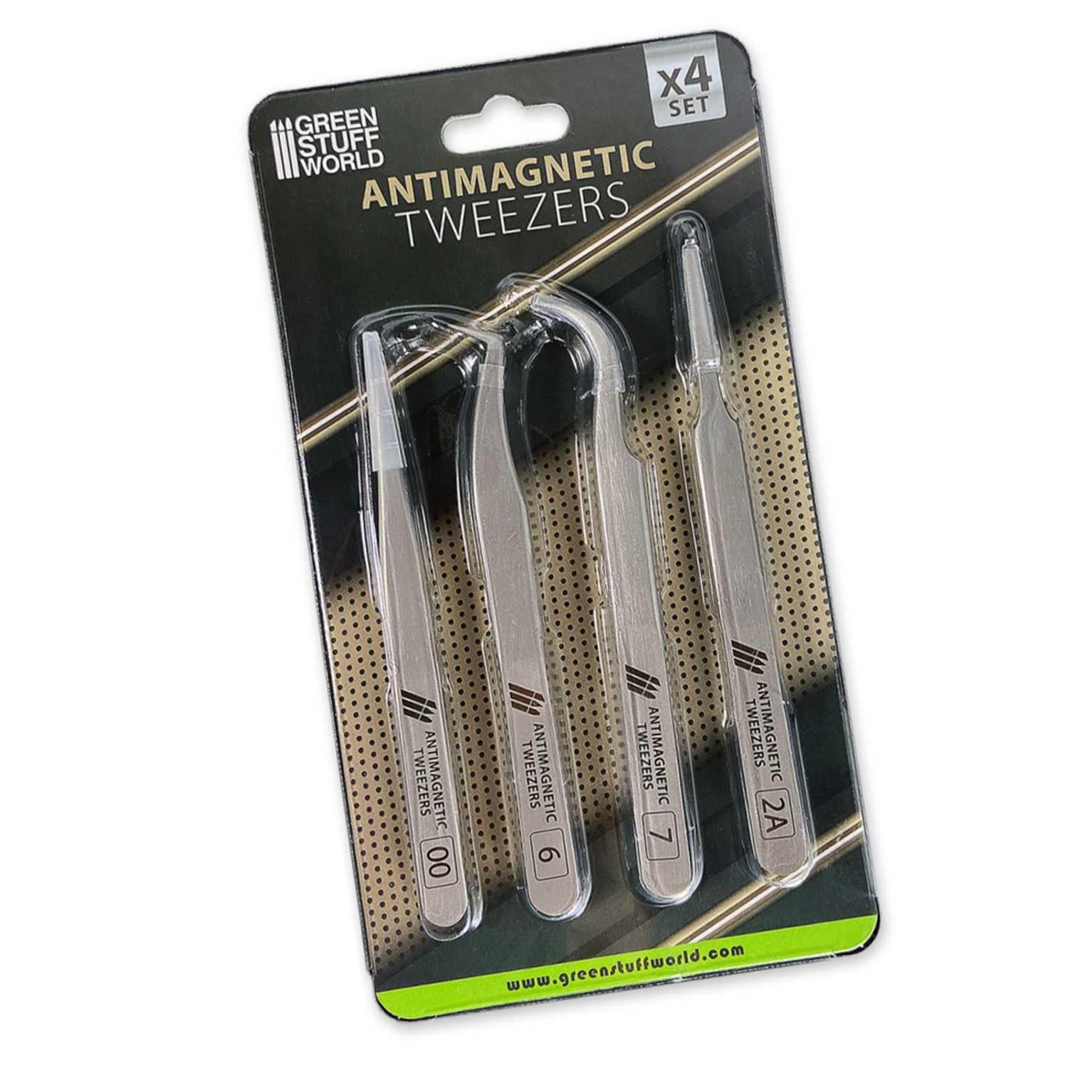 Набор пинцетов GSW Anti-Magnetic Tweezers 4 шт.