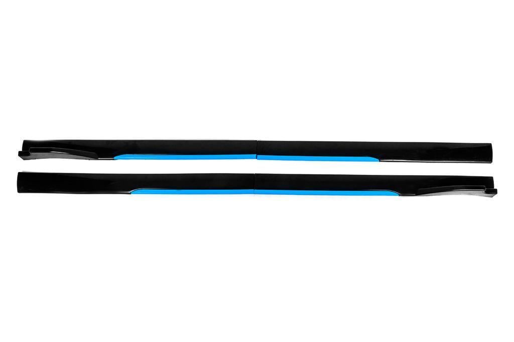 Накладки універсальні на пороги бічні Niken ABS Blue 4 шт. (127773)