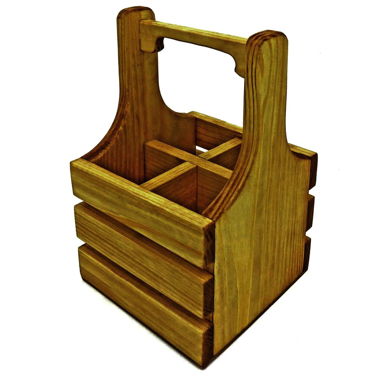 Подставка для столовых приборов из дерева Пайлаф Сиена (Псп-002705)