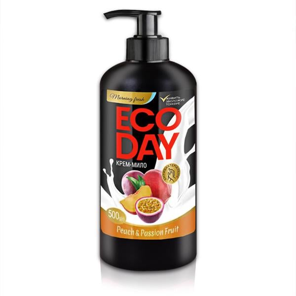 Крем-мыло жидкое EcoDay Персик и маракуйя 500 г