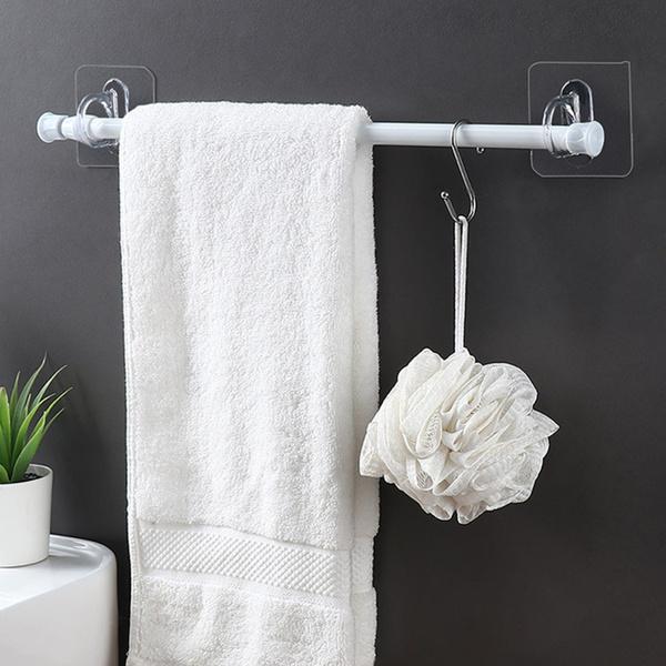 Держатель настенный круглый на самоклеящейся основе для ванной кухни без сверления стен 4 шт. - фото 7