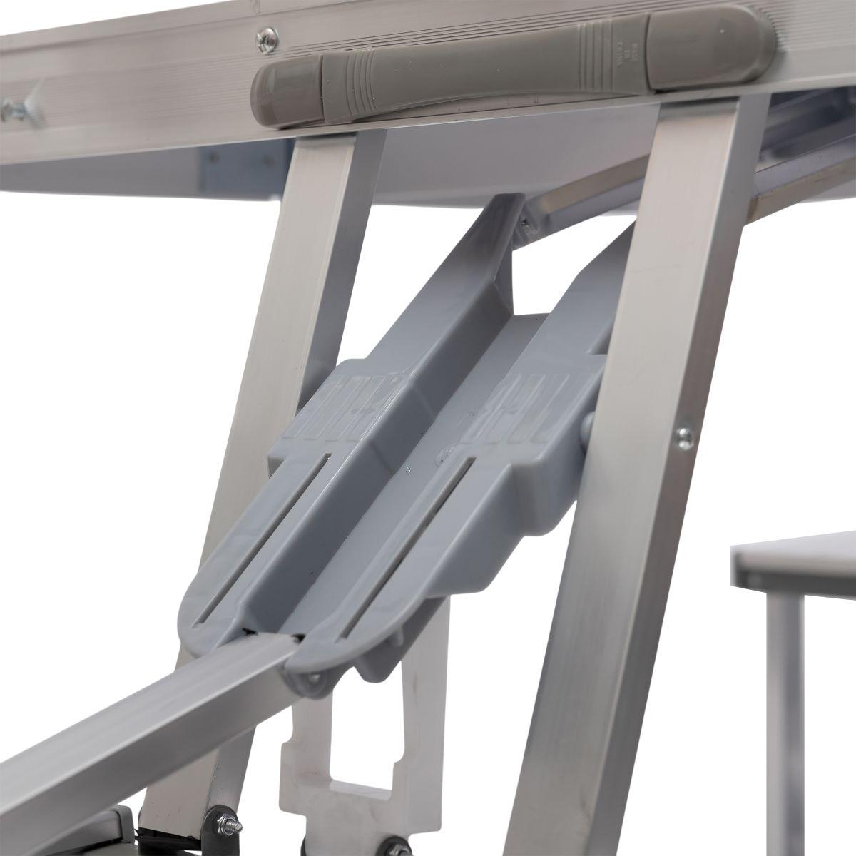 Стіл-трансформер складаний алюмінієвий та 4 стільці (6855) - фото 28 Стіл-трансформер складаний алюмінієвий та 4 стільці (6855) - фото 28