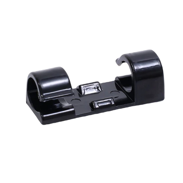 Набор креплений для кабеля на самоклеющейся основе 20 шт. Черный (13077168)