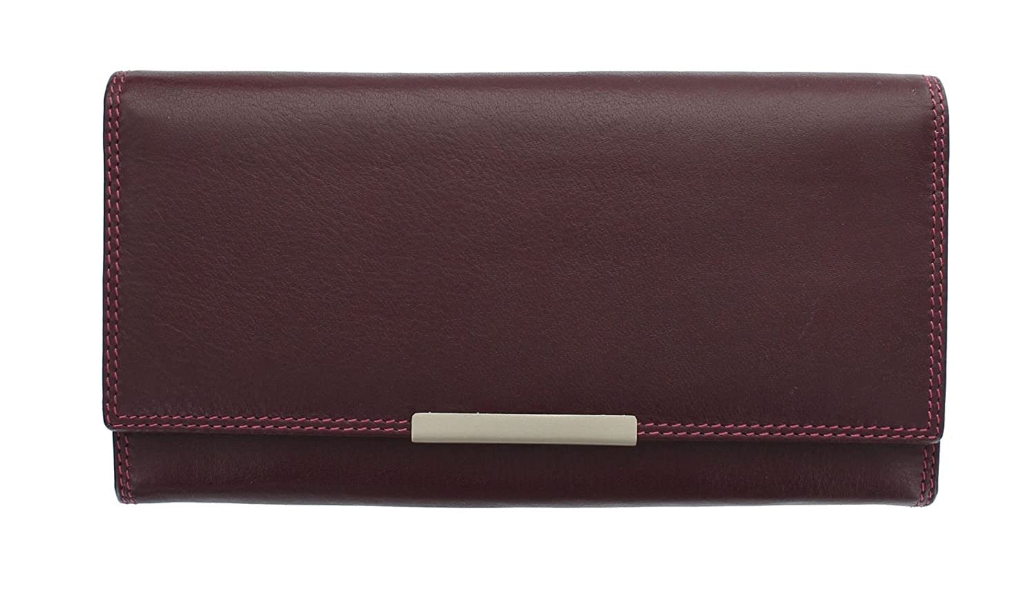 Кошелек женский кожаный Visconti R11 - Paloma Plum multi