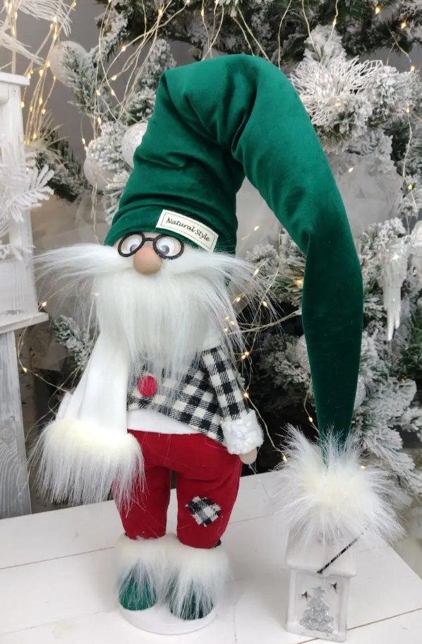 Новогодний Скандинавский Гном 65 см Зеленый (22392899)