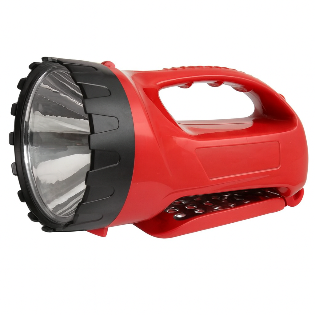 Ліхтар переносний Luxury 2820 1W+15LED із вбудованим акумулятором Червоний (28869200)