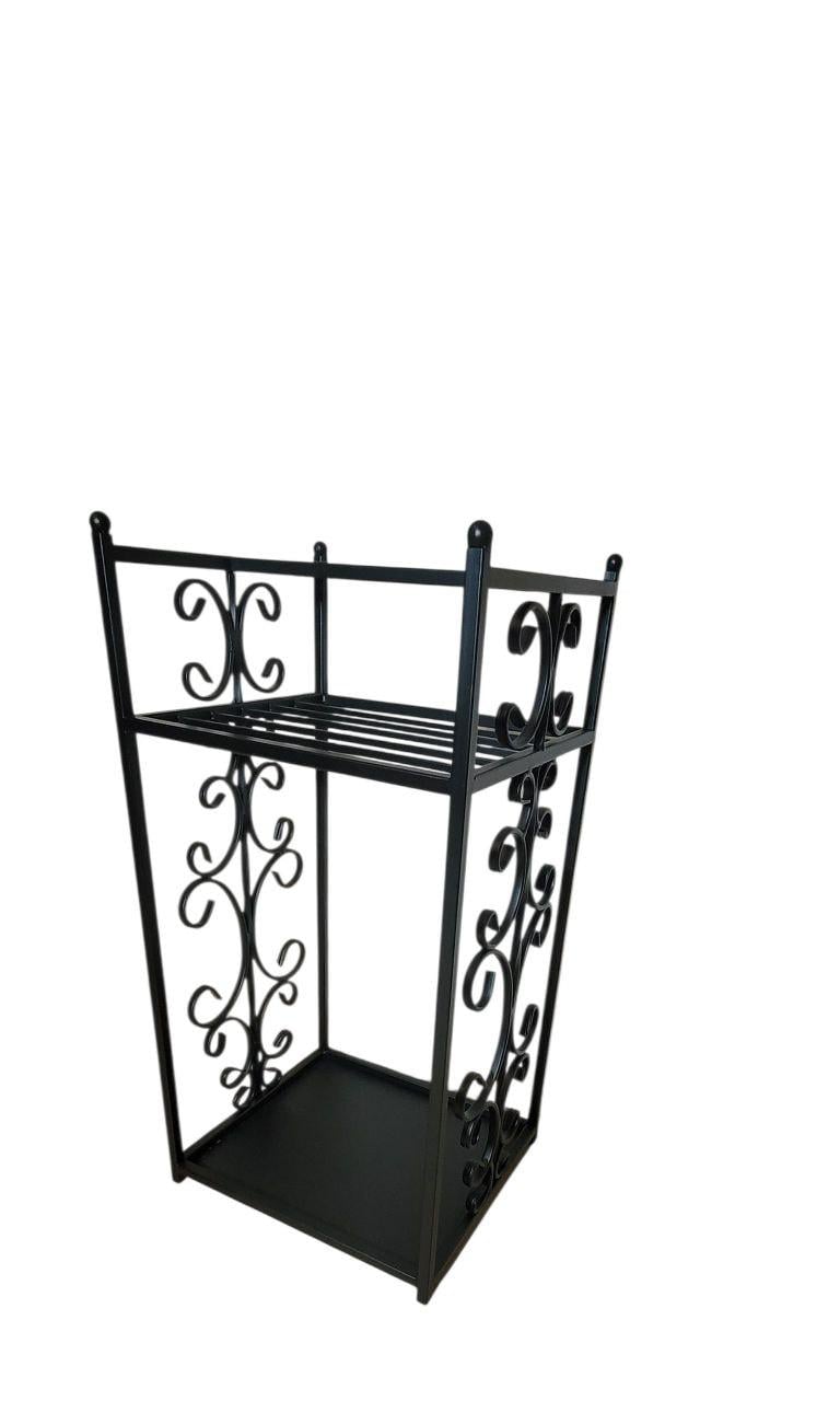 Дровниця кована 80х35х40 см Чорний (29614522)