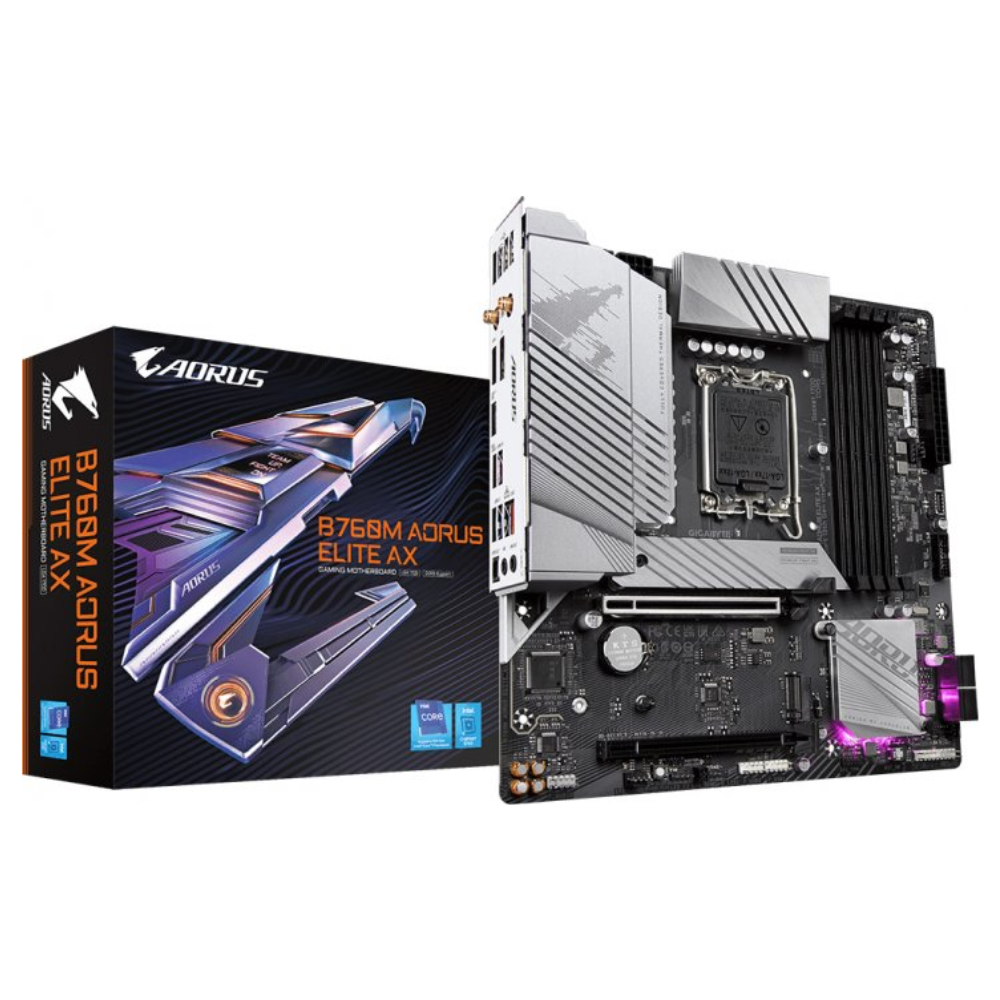 Материнская плата Gigabyte B760M Aorus Elite AX (9822315) - фото 3