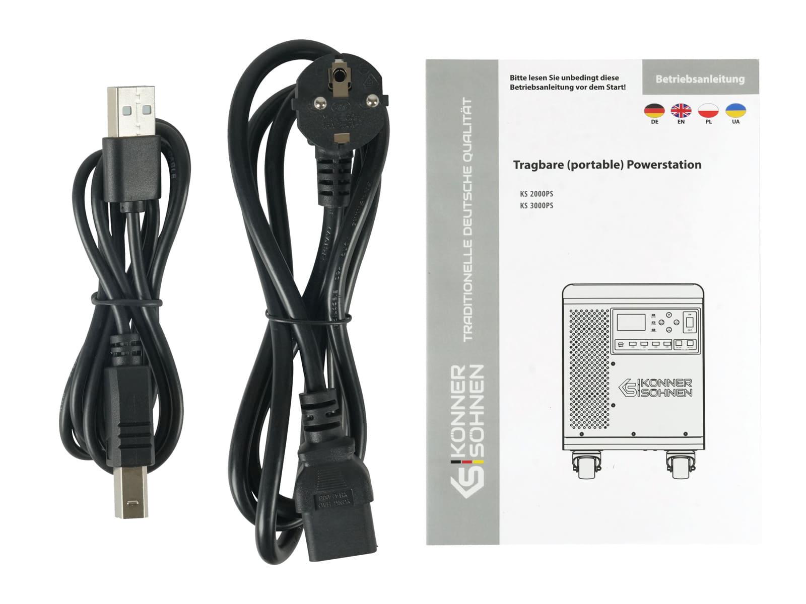 Електростанція зарядна Konner&Sohnen KS 2000PS LifePo4 6000+ циклів 1792 Вт/год 70 мАг 2000-4000 Вт/год (000147251) - фото 9 Електростанція зарядна Konner&Sohnen KS 2000PS LifePo4 6000+ циклів 1792 Вт/год 70 мАг 2000-4000 Вт/год (000147251) - фото 9