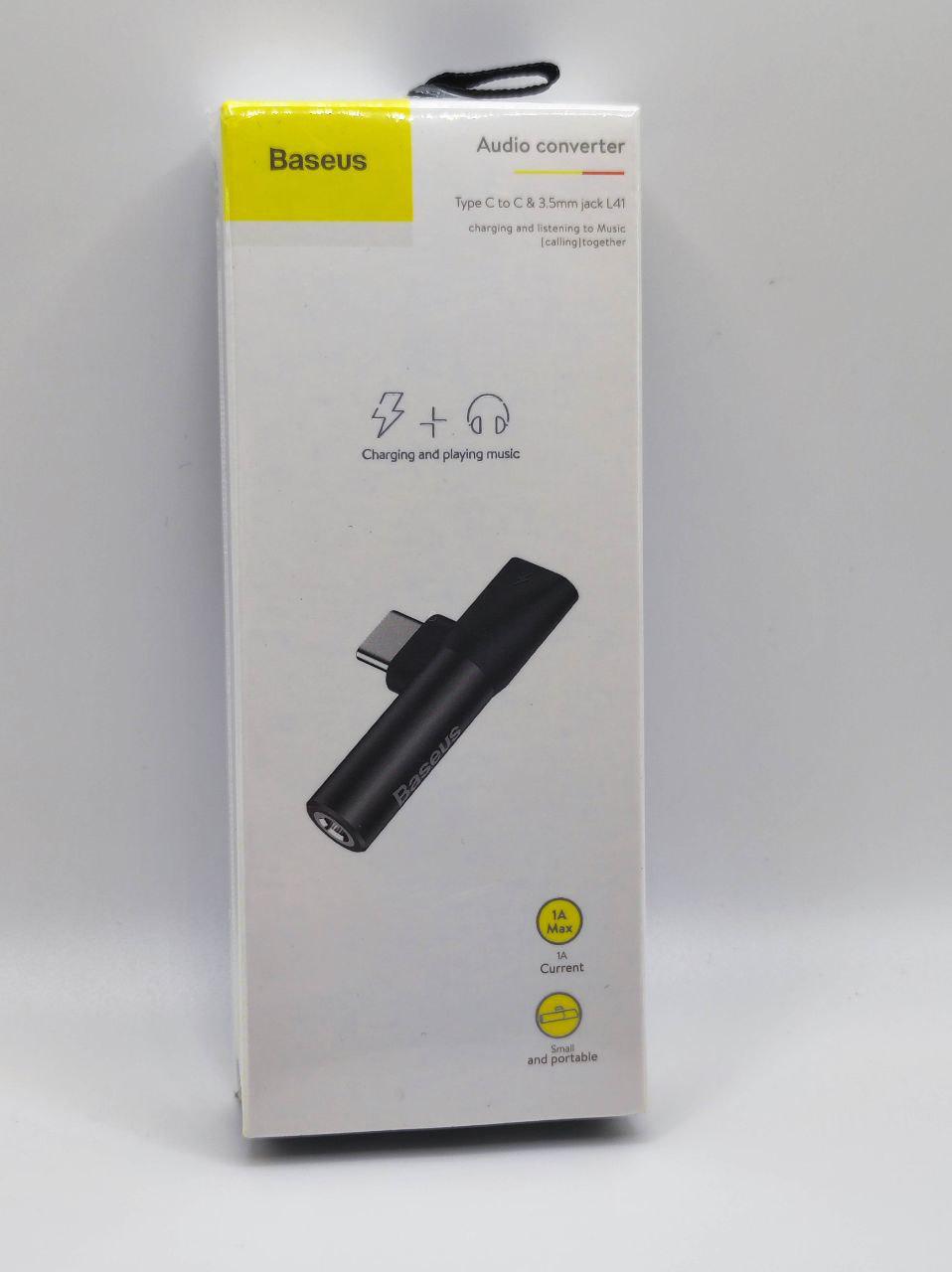 Адаптер Baseus Type-C to Type-C with 3.5mm Adapter