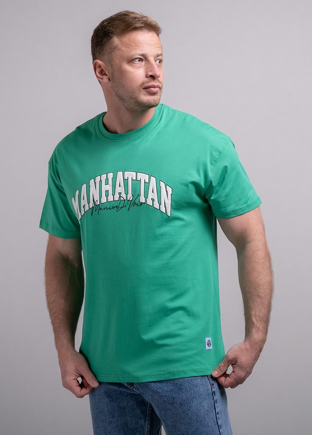 Футболка мужская Fashion Manhattan 200370 XXL Зеленый