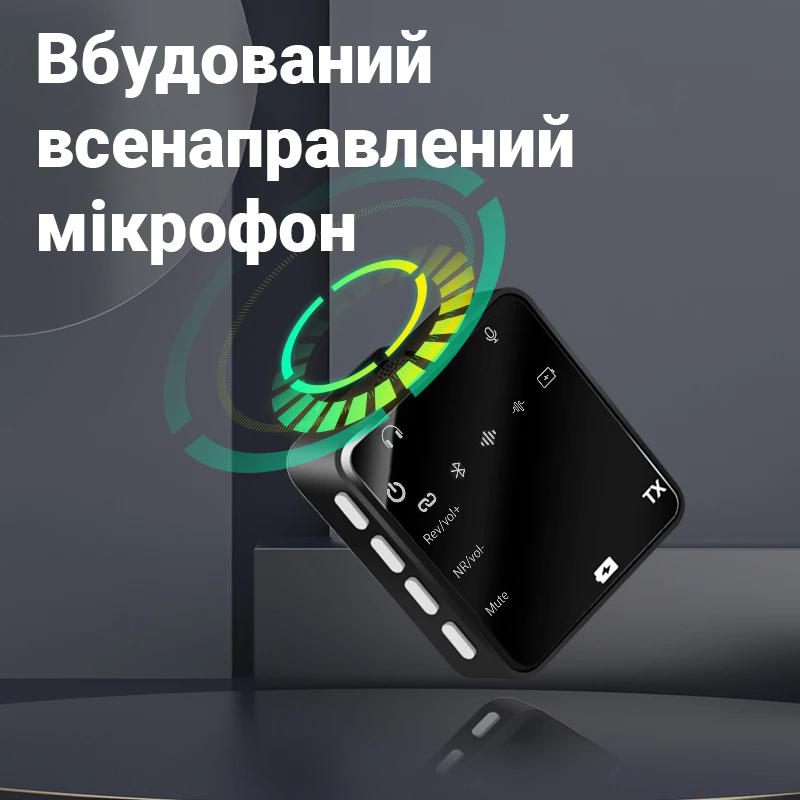 Радиосистема с петличным микрофоном Savetek GS-P19 радиочастотный микрофон 2,4 ГГц для камеры и смартфона - фото 6