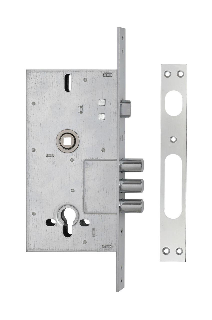 Замок врізний циліндровий Siba 10252/R 85/60 мм (10252/R)