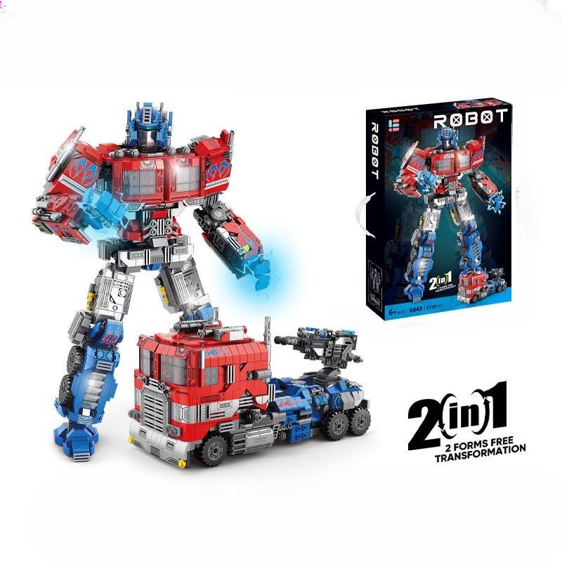 Конструктор Optimus Prime 1733 дет. Красный (28871844) - фото 4 Конструктор Optimus Prime 1733 дет. Красный (28871844) - фото 4