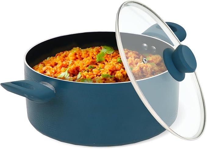 Жаровня PRIME CUISINE с крышкой и дном для индукции 4,7 л