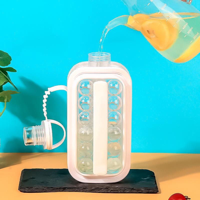 Форма для льда ICE CUBE TRAY силиконовая с крышкой на 14 кубиков для заморозки воды White - фото 2 Форма для льда ICE CUBE TRAY силиконовая с крышкой на 14 кубиков для заморозки воды White - фото 2