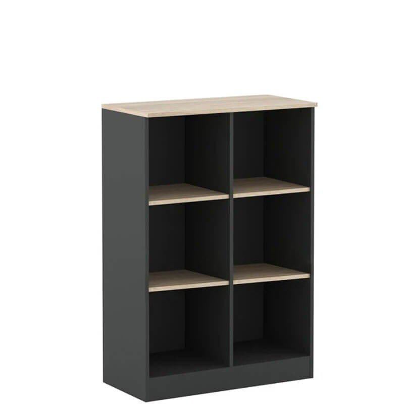 Стеллаж открытый Gerbor KOM80 Офис Нью Антрацитовый (20006515)