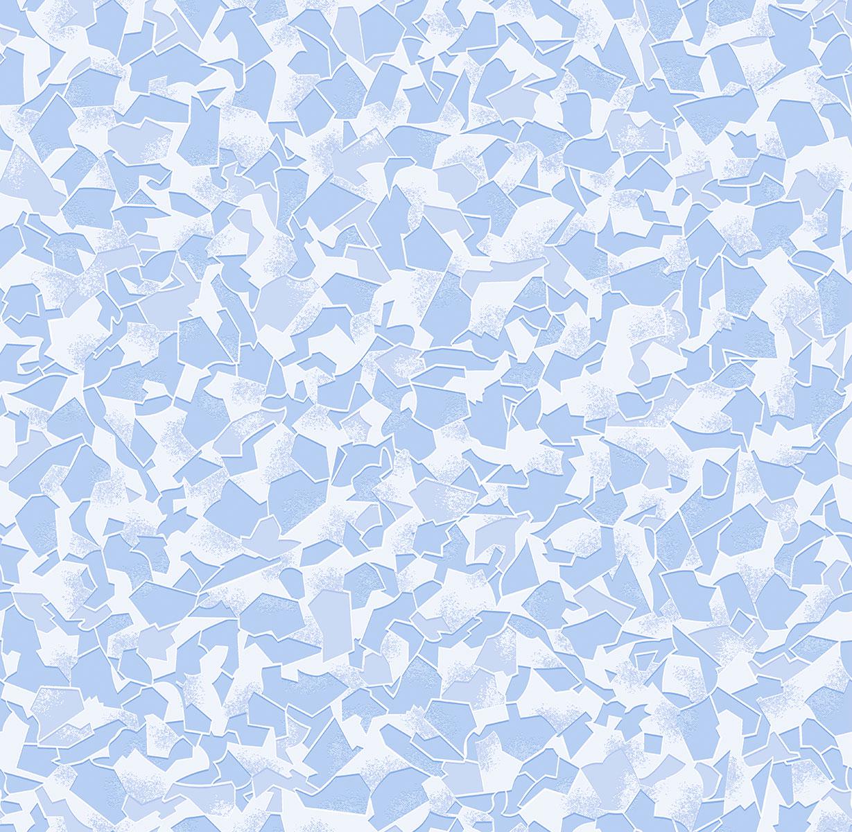 Обои бумажные Континент Битое стекло Голубой (1023) Обои бумажные Континент Битое стекло Голубой (1023)