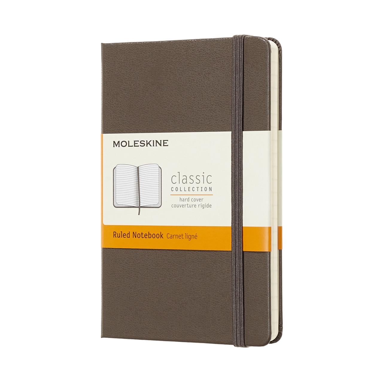 Блокнот Moleskine Classic карманный 9х14 см 192 страницы в линейку Коричневый