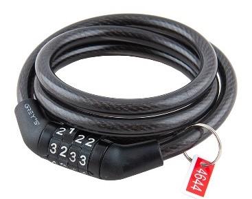 Велосипедный замок Grey's спиральный (GR30810)