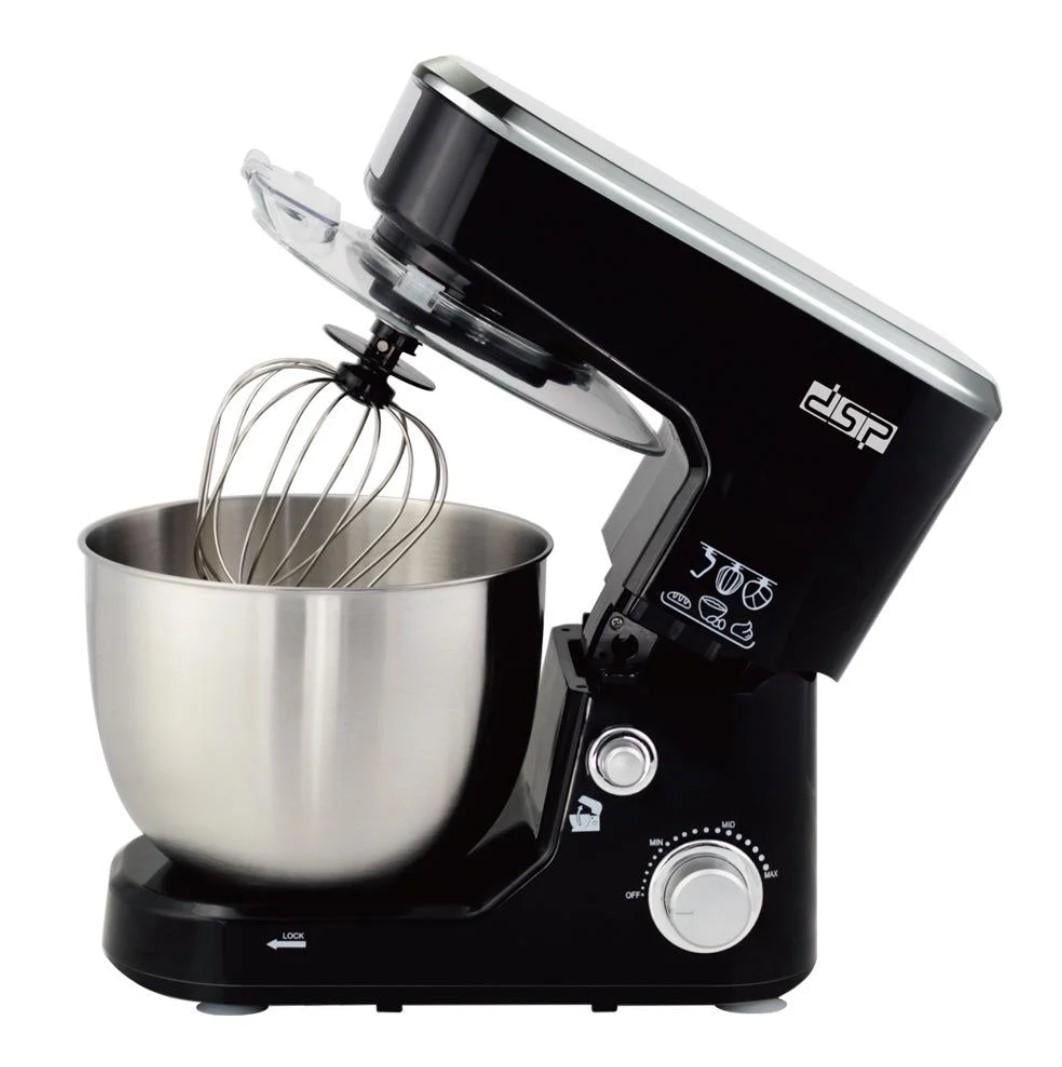Миксер планетарный DSP KM 3030 1000W 5 л Черный (Mksrr-12) Миксер планетарный DSP KM 3030 1000W 5 л Черный (Mksrr-12)