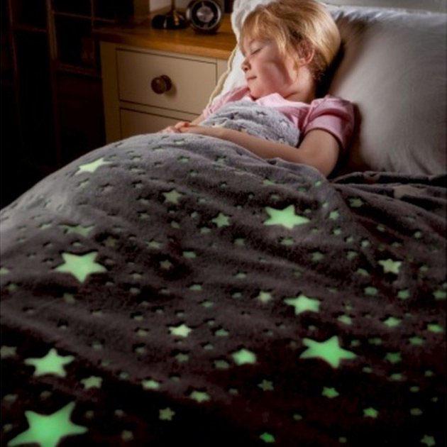 Плед светящийся в темноте Blanket kids Magic Star 150х100 см Серый - фото 9 Плед светящийся в темноте Blanket kids Magic Star 150х100 см Серый - фото 9